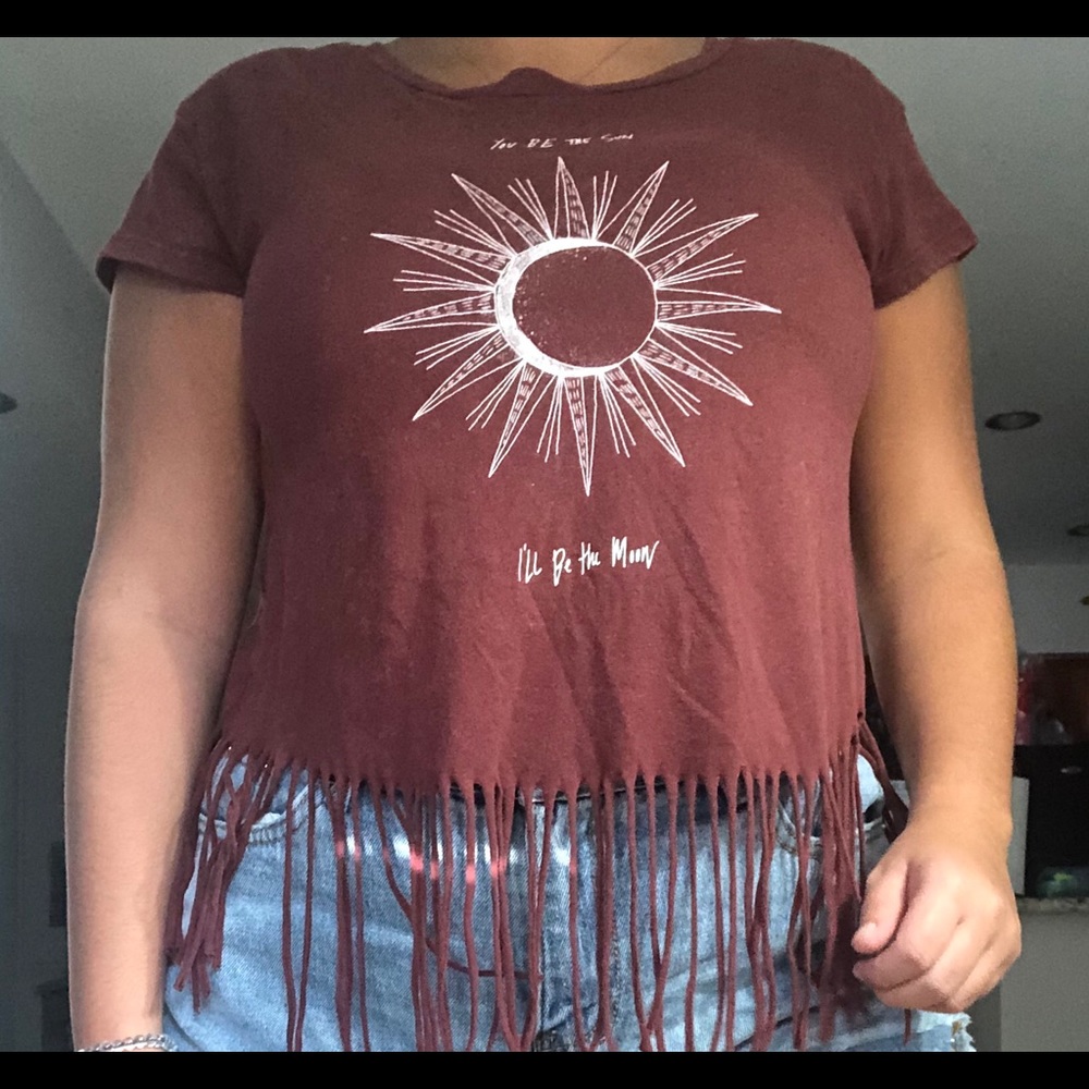 T shirt crop too